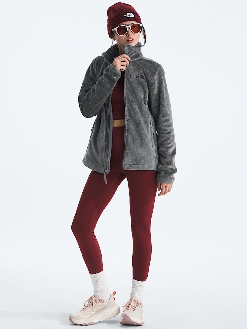 The North Face Osito Jacket in Smoked Pearl